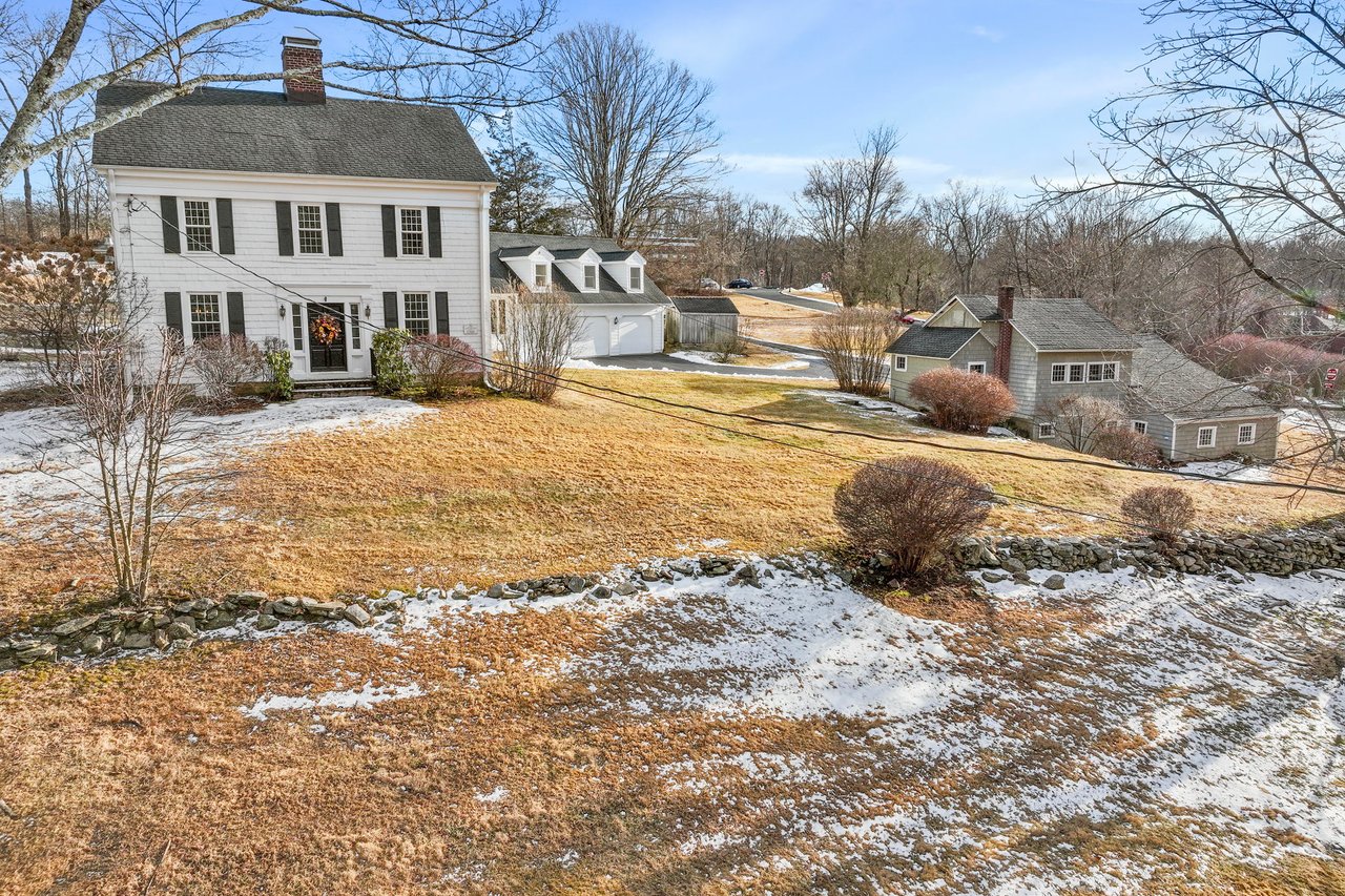 The Reverend James Johnson property, Circa 1760, continuously owned by the family for 7 generations, occupies 2.2 Acres in Lower Easton. There is beautiful rolling land, outbuildings, and a separate apartment. Perfect for the antique enthusiast.