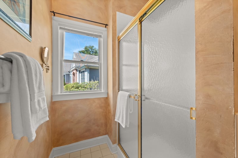 Large walk-in shower