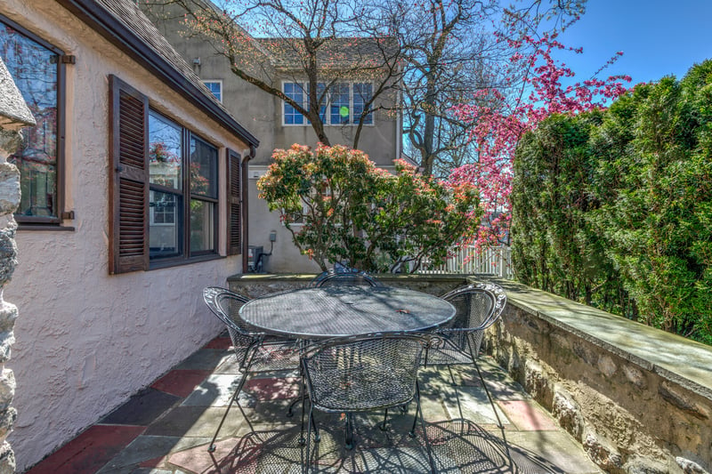 Cozy front porch.