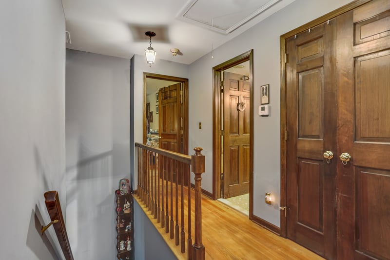 View of Upper Hall toward Primary Bedroom and Hall Bath