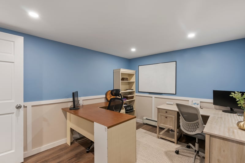 Dedicated Basement Office