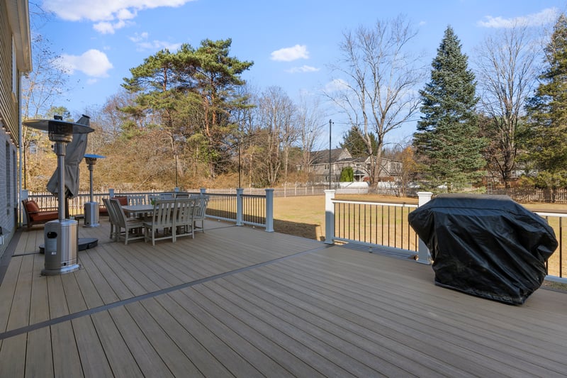 Oversized Deck - 39' x 16'. Portion is prepped for 3 season room