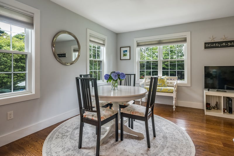 Cozy dining area